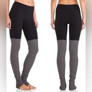 ALO Yoga Black and Gray Leggings
